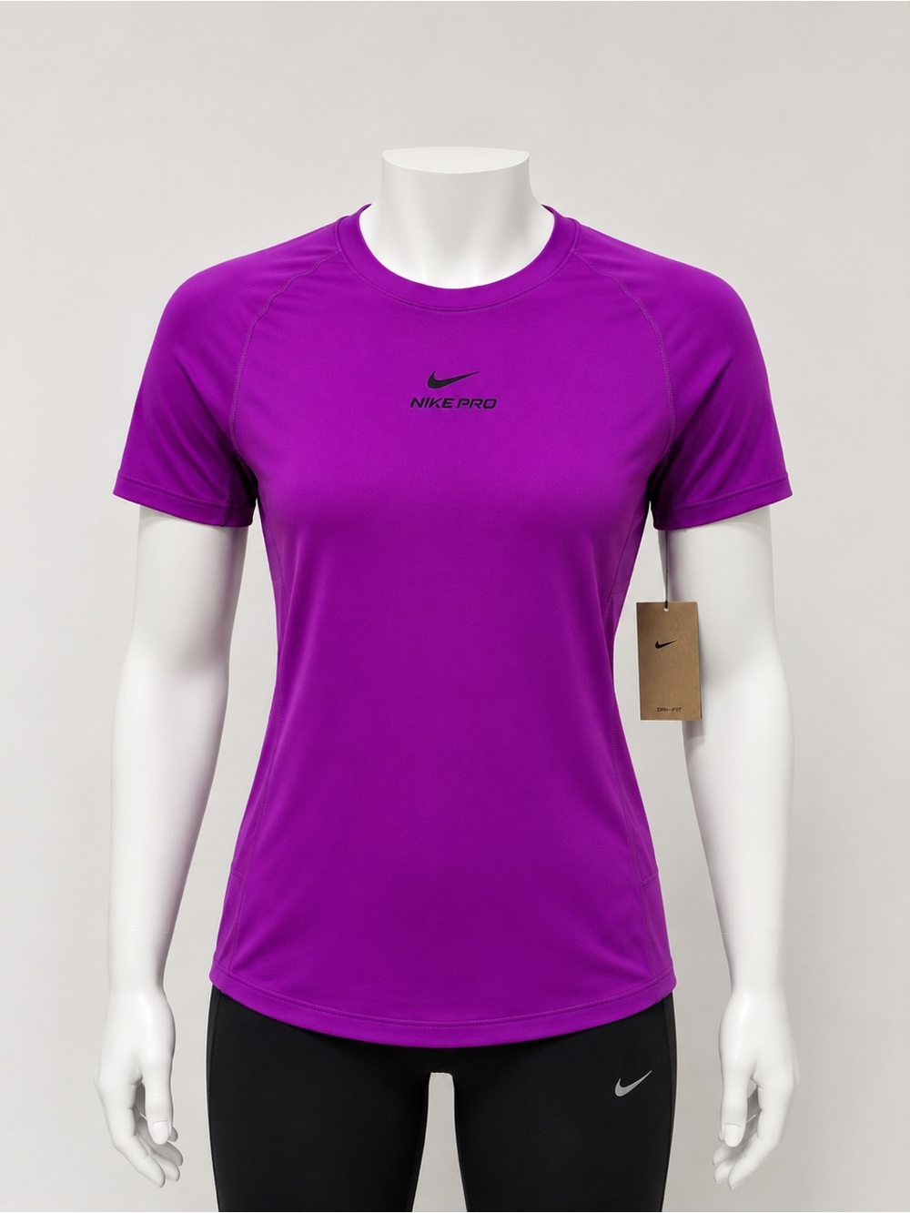 Nike Women's Short-Sleeve Pro Tee in Violet